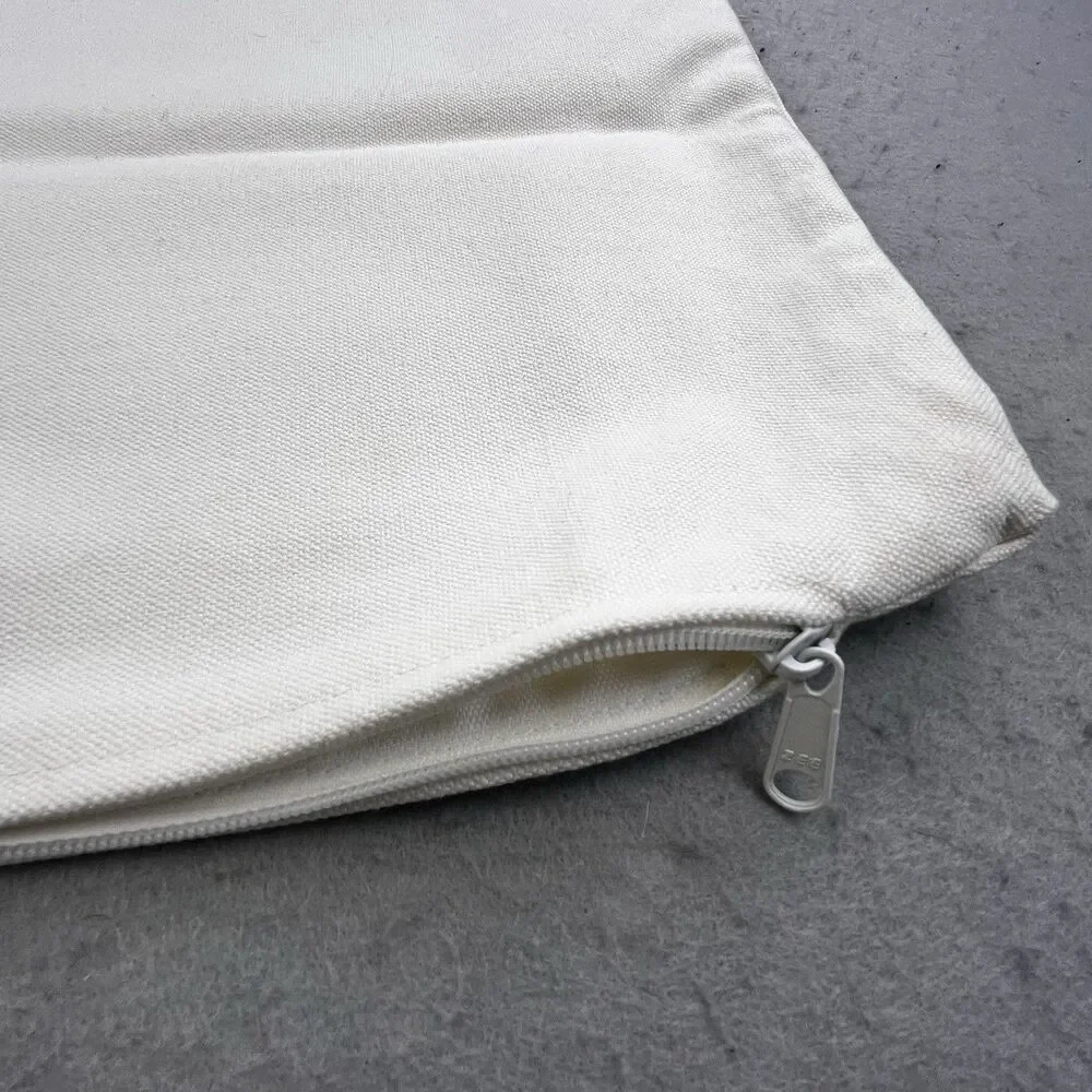 Ikea HARLANDA Pillow Covers Set of 4 Slipcover for Loveseat Sofa INSEROS WHITE